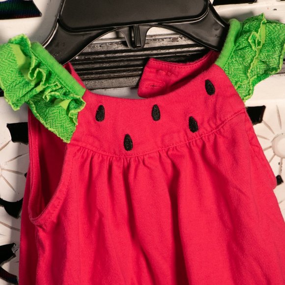 Watermelon Summer Dress Toddler - Picture 2 of 6